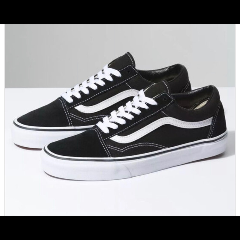 old school black and white vans